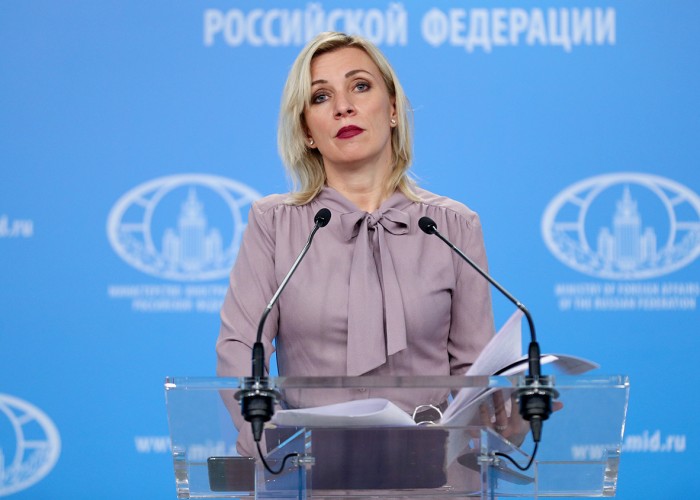 Захарова о визите Алиева в Киев: важно, чтобы контакты не были против третьих стран
