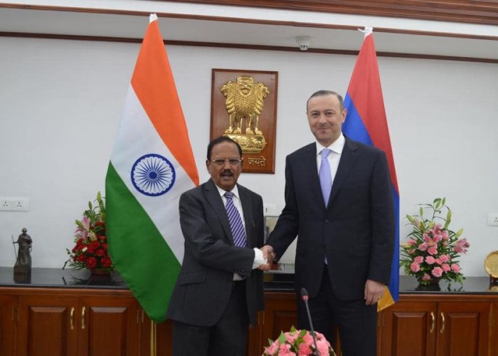 Секретарь Совбеза РА и советник премьер-министра Индии обсудили Нагорный Карабах