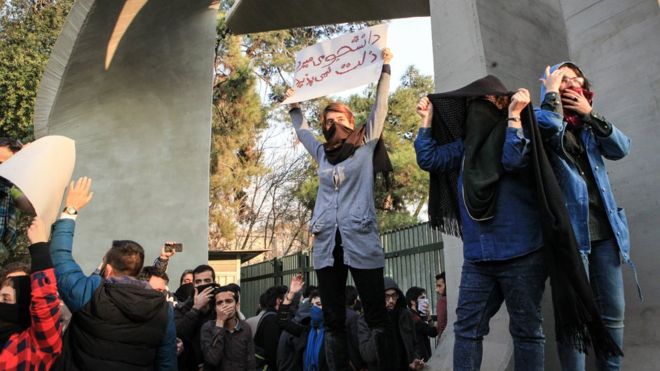 Уличные протесты в Иране