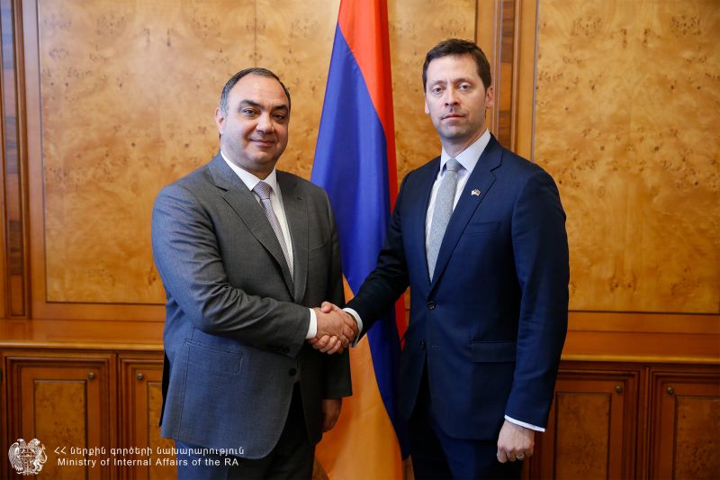 Подробности встречи министра внутренних дел Армении и заместителя госсекретаря США 