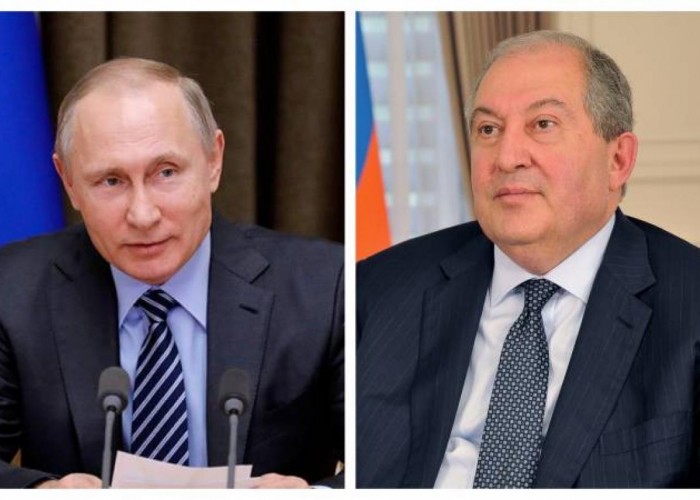 Президент Армении выразил соболезнования Владимиру Путину 
