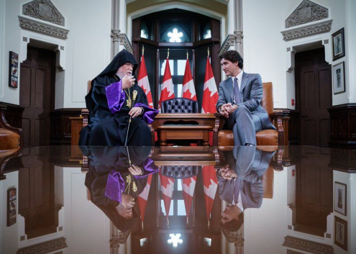 Премьер-министр Канады рассказал подробности о встрече с Арамом I 