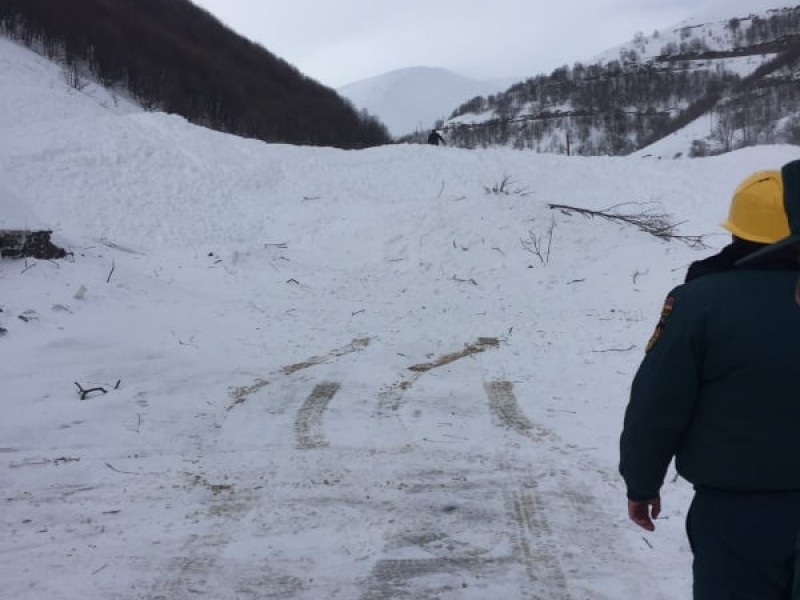 Հայաստանում ձնահյուսի պատճառով արգելափակվել է միջպետական ​​Մ-3 ավտոճանապարհի մի հատված