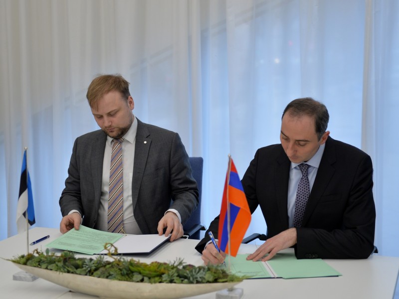 Հայաստանի և Էստոնիայի միջև ստորագրվել է փոխըմբռնման հուշագիր 