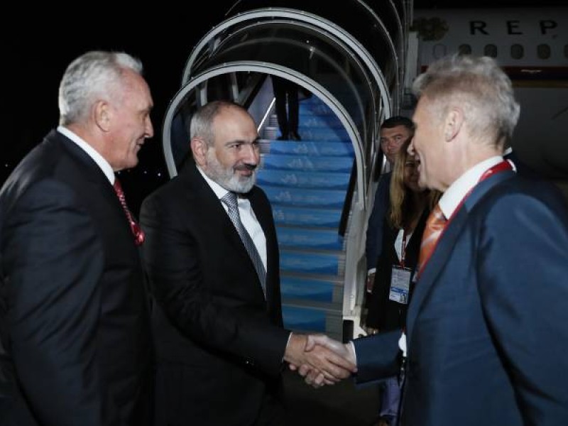 Премьер-министр Армении прибыл с рабочим визитом во Владивосток