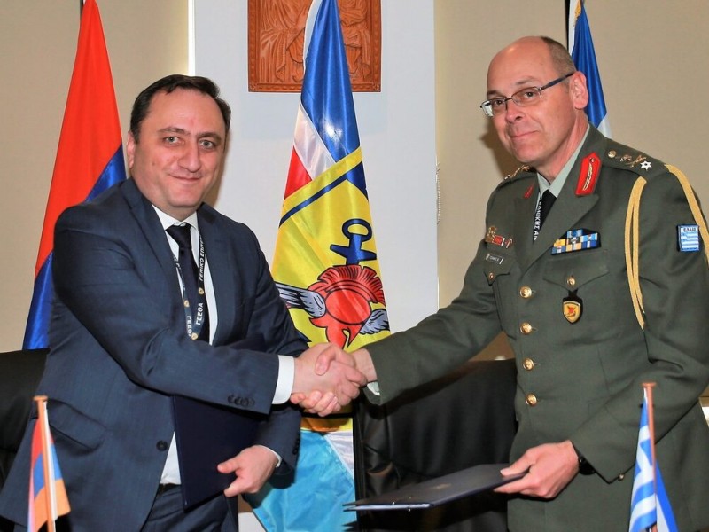 Հայաստանը ստորագրել է ռազմական համագործակցության նոր ծրագիր Հունաստանի հետ