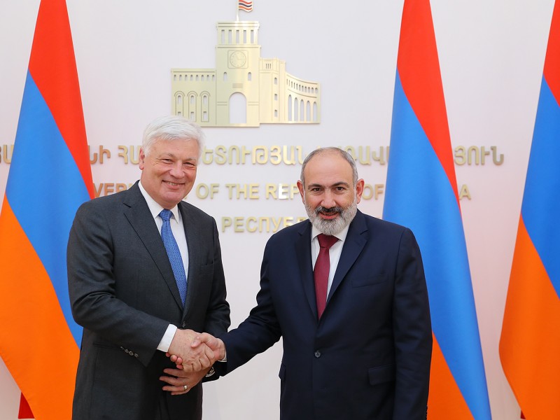 Премьер Армении принял делегацию во главе с председателем Палаты депутатов Люксембурга