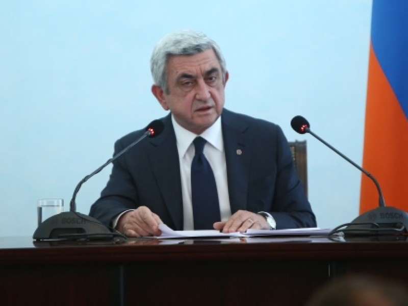 Президент: Армения признает независимость НКР
