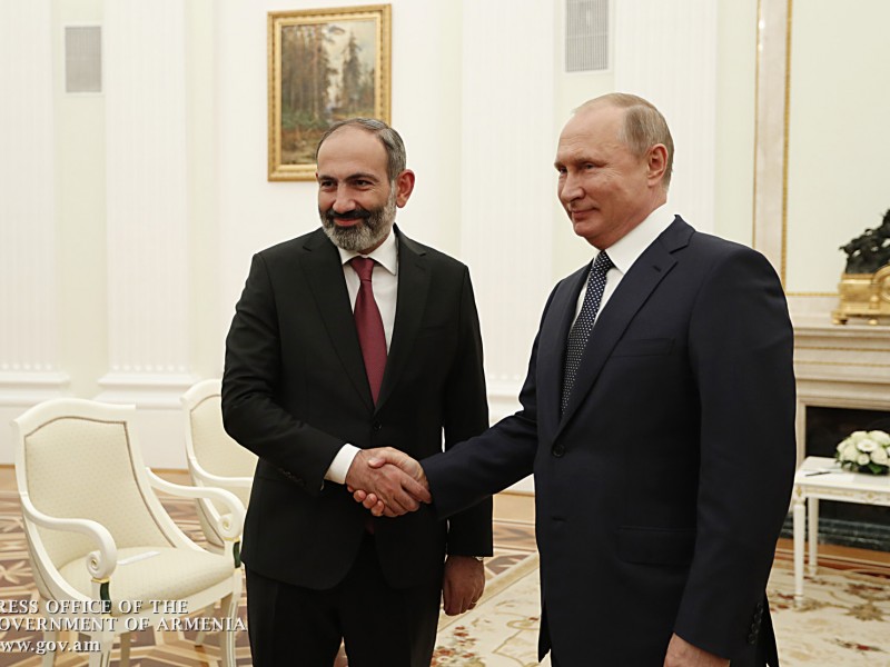 Пашинян и Путин подтвердили «особый характер отношений» между Арменией и Россией
