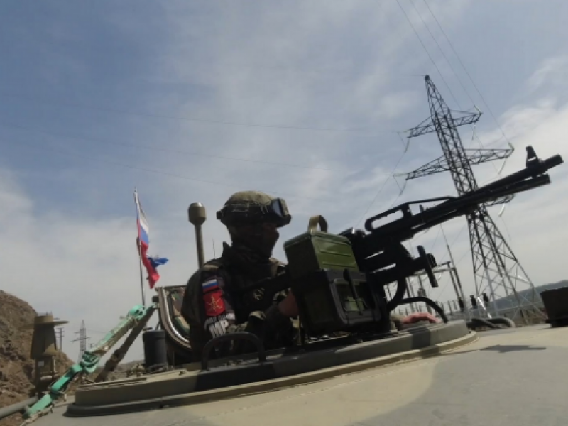 Подразделение РМК в Карабахе осуществляет патрулирование Лачинского коридора