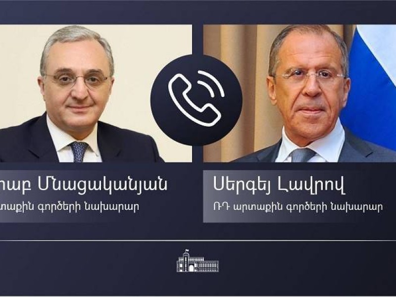 Главы МИД Армении и России провели телефонный разговор    