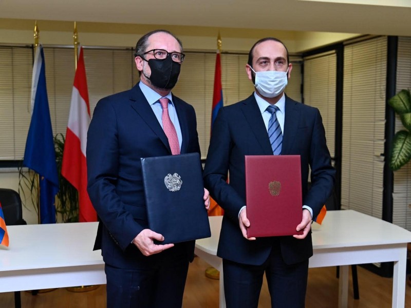 ՀՀ և Ավստրիայի ԱԳ նախարարները համագործակցության հուշագրեր են ստորագրել