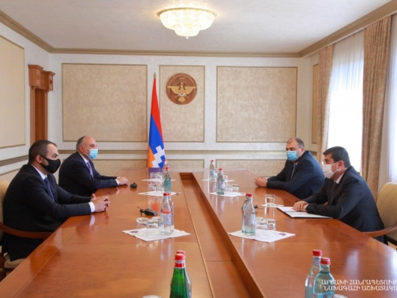 Араик Арутюнян принял генерального прокурора Армении Артура Давтяна