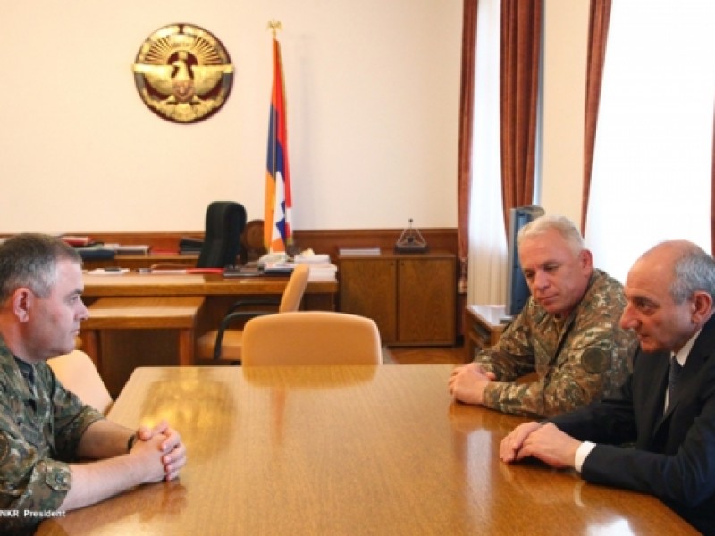 Президент Карабаха обсудил с начальником Генштаба ВС Армении вопросы сотрудничества