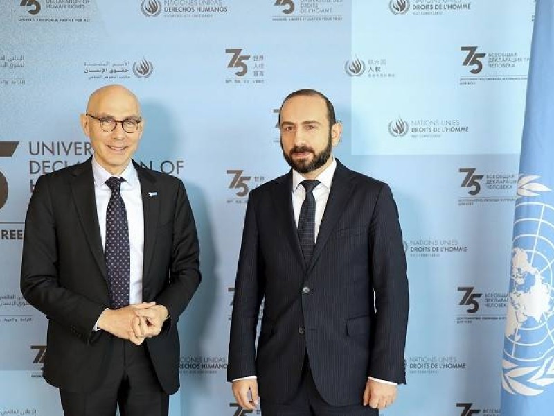Арарат Мирзоян встретился с Верховным комиссаром ООН по правам человека