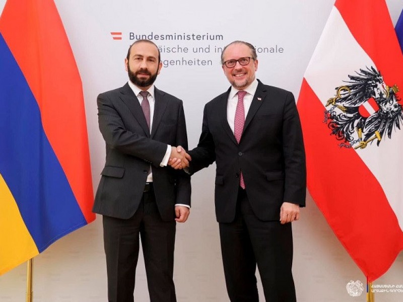 В Вене состоялась встреча Арарата Мирзояна с министром иностранных дел Австрии