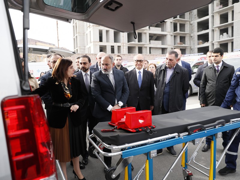 Հայաստանի շտապբուժօգնության պարկը համալրվել է 39 նոր ժամանակակից ավտոմեքենաներով
