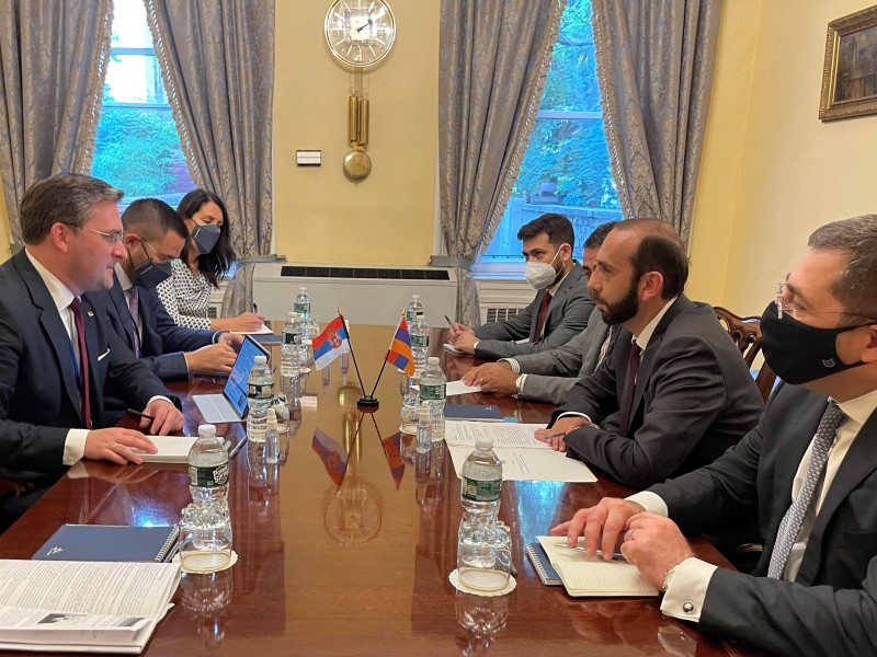 Главы МИД Армении и Сербии обсудили вопросы, касающиеся сотрудничества по линии ЕАЭС