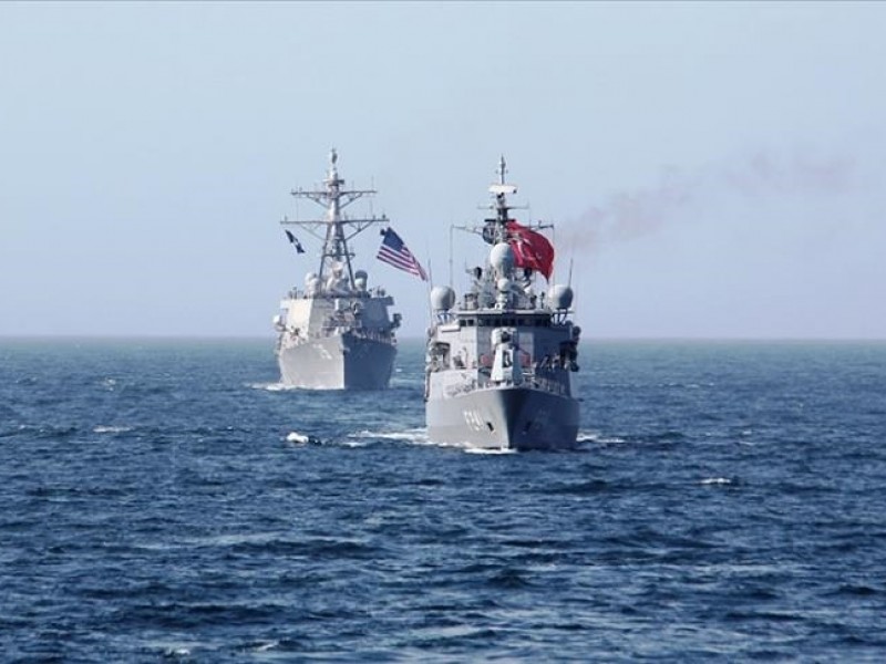 МИД РФ считает антироссийскими учения США и Турции в Чёрном море
