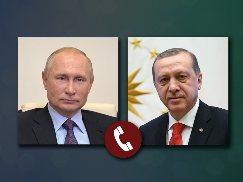 Путин и Эрдоган обсудили ситуацию на Украине 