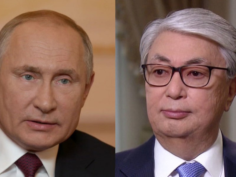 Путин и Токаев обсудили вывод контингентов стран-членов ОДКБ из Казахстана