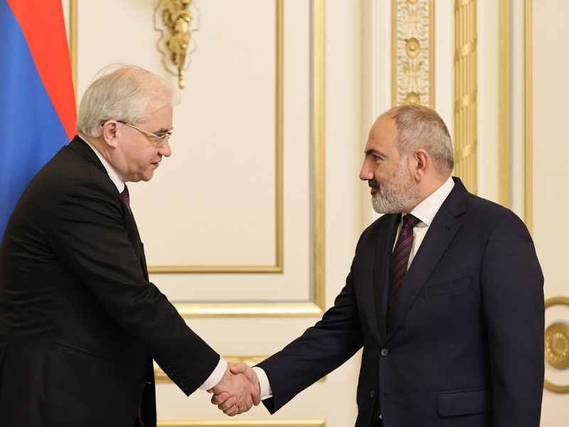 Премьер-министр Армении принял российского сопредседателя МГ ОБСЕ