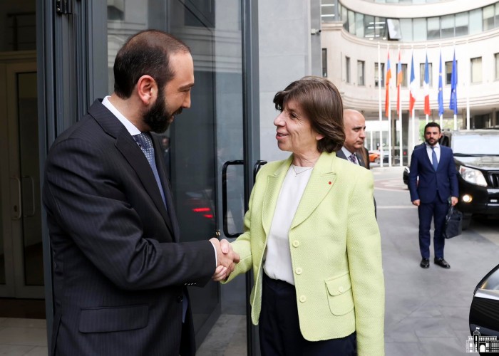 Проходит встреча министров иностранных дел Армении и Франции