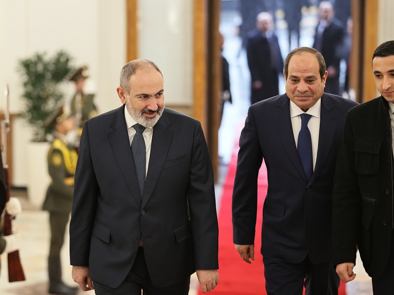 Пашинян и Ас-Сиси обсудили ряд вопросов дальнейшего развития армяно-египетских отношений