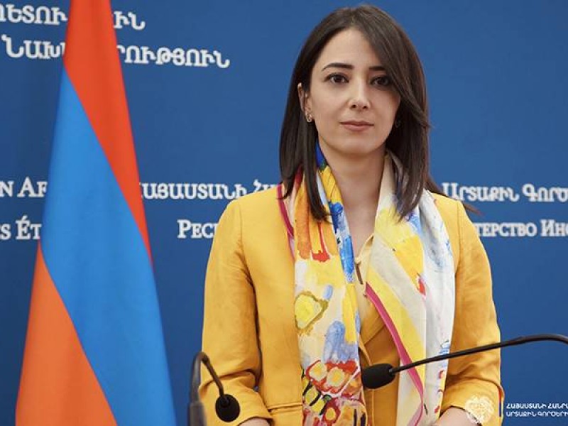 МИД РА - Захаровой: Контроль третьей страны на суверенной территории Армении невозможен