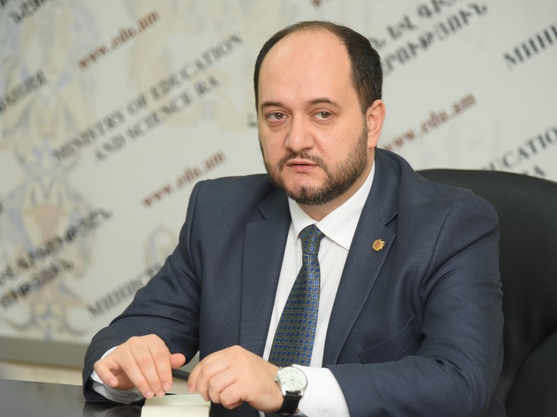 Министр образования Армении отправится в Китай по приглашению ЮНЕСКО