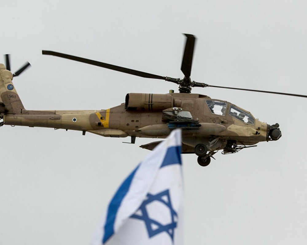 Израильские вертолëты нанесли удары в районе сирийских Голанских высот