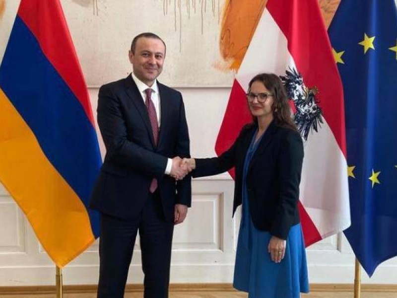 Григорян представил советнику канцлера Австрии детали армяно-азербайджанских переговоров 