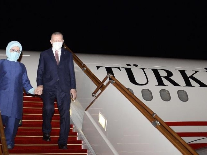 Эрдоган прибыл с визитом в Баку