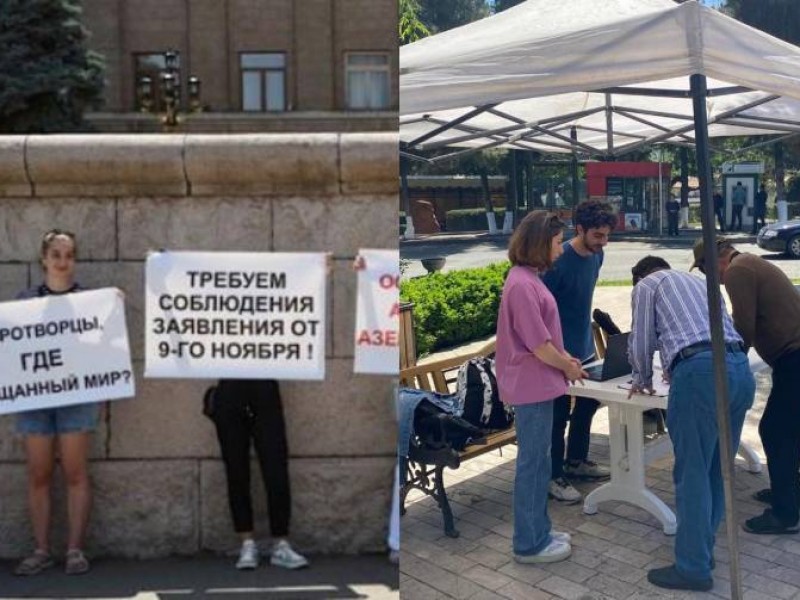 Кто стоит за акциями протеста и сбором подписей в Арцахе? - Пресса дня