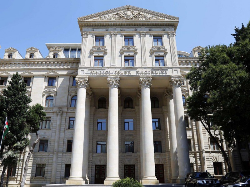 МИД Азербайджана отреагировал на интервью премьер-министра Никола Пашиняна