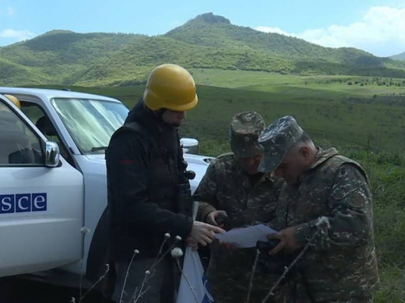 Миссия ОБСЕ проведет 25 июня плановый мониторинг на границе Арцаха и Азербайджана