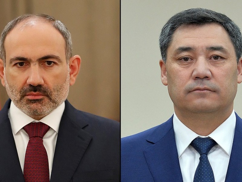 Փաշինյանը Ղրղզստանի նախագահի հետ քննարկել է հայ-ադրբեջանական սահմանին ստեղծված իրավիճակը