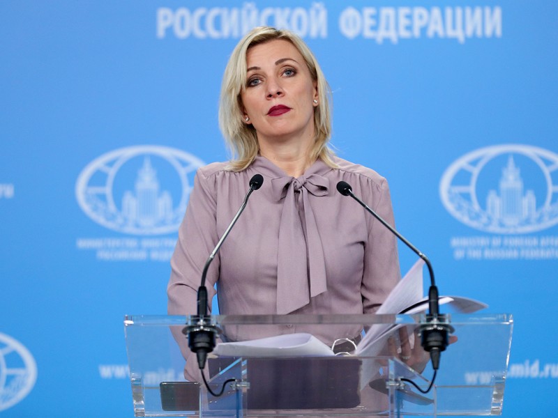Захарова о визите Алиева в Киев: важно, чтобы контакты не были против третьих стран