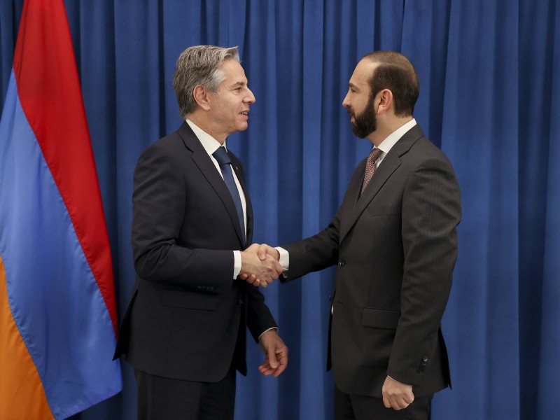 Мирзоян и Блинкен обсудили в Вашингтоне вопросы прав и безопасности народа Арцаха