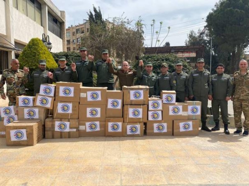 Армения передала медучреждениям Алеппо 4 тонны медицинских принадлежностей