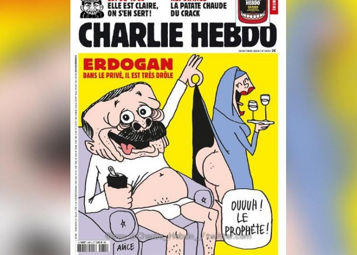 Анкара считает карикатуру на Эрдогана в Charlie Hebdo результатом программы Макрона