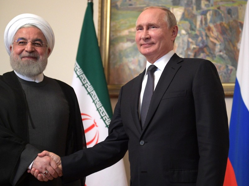 Путин и Роухани обсудили в Ереване 