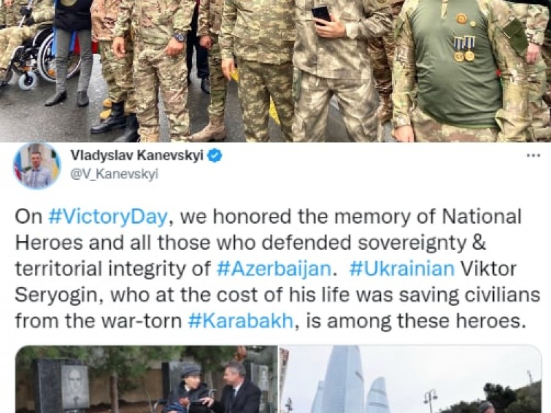 Посол Украины в Азербайджане вновь отличился антиармянским поступком