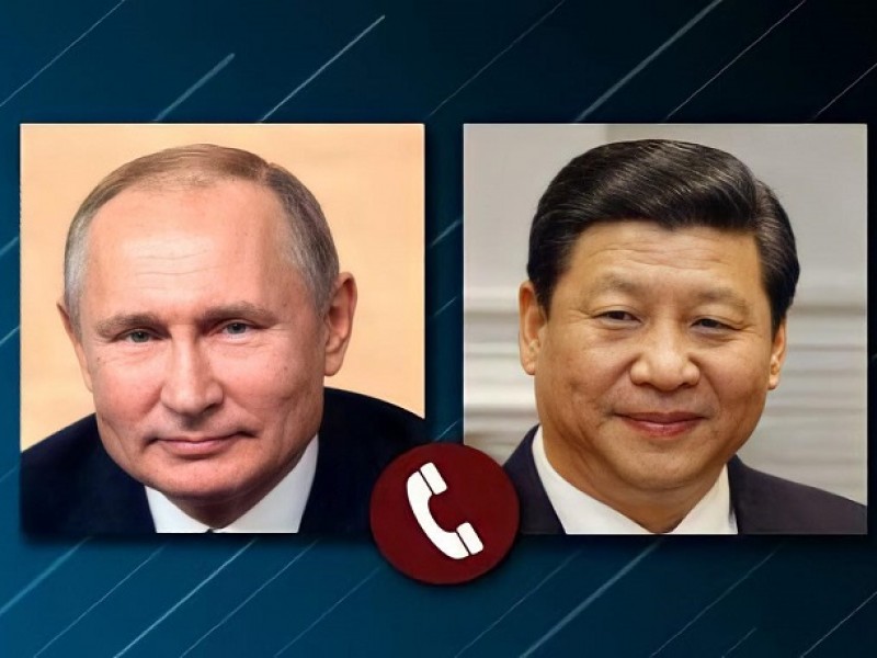 Си Цзиньпин и Путин обменялись мнениями по ситуации на Украине