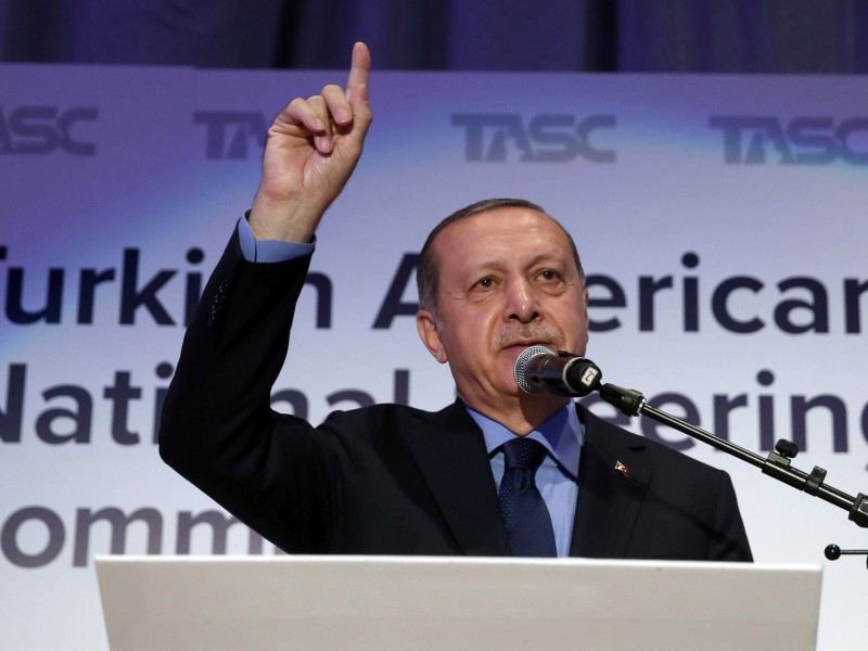 Сторонники Эрдогана вновь применили силу и устроили драку в Нью-Йорке (видео)