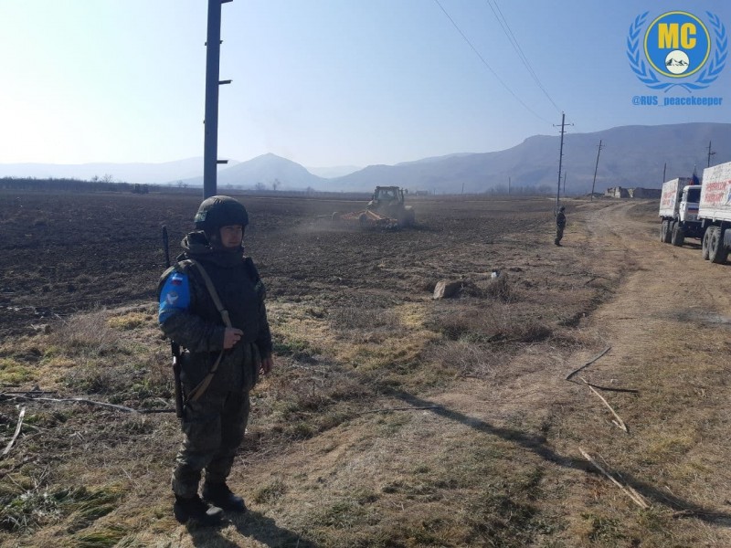 Миротворцы РФ в Карабахе обеспечили безопасность проведения сельхоз работ в Каракенде