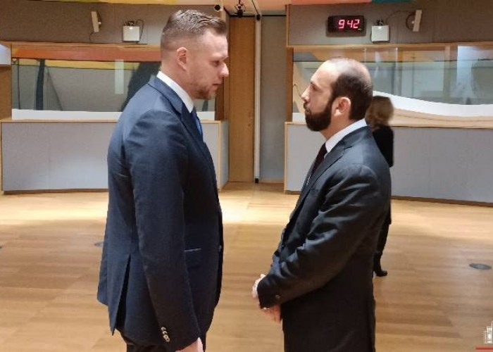 Мирзоян и Ландсбергис обсудили в Брюсселе отношения Армении с Литвой и ЕС 