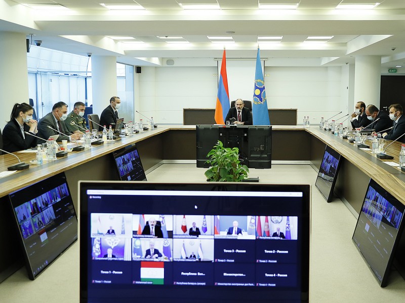 Пашинян принял участие во внеочередном заседании Совета коллективной безопасности ОДКБ