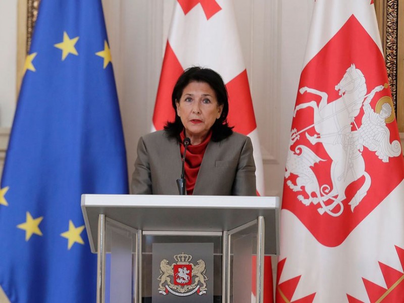 Саломе Зурабишвили наложила вето на проект поправок оппозиции об отмене гендерных квот