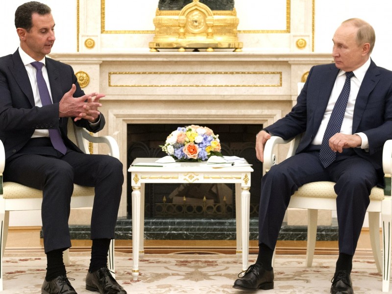 Владимир Путин провел в Кремле переговоры с Башаром Асадом